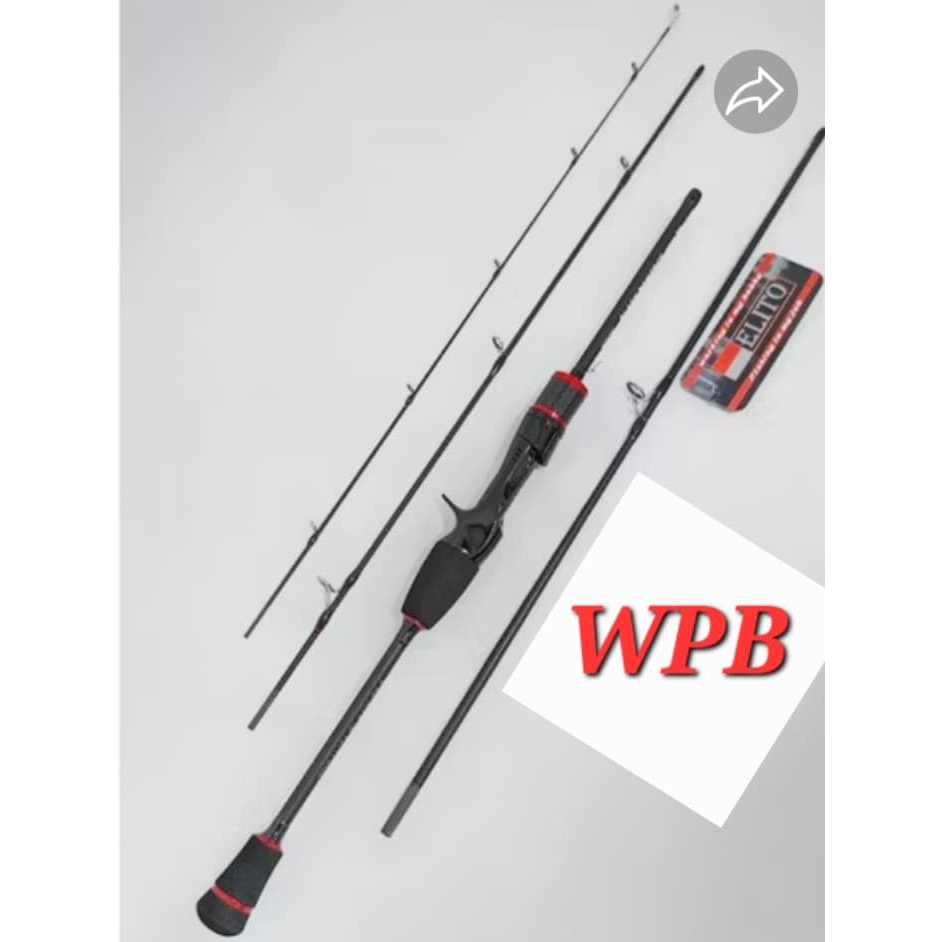 Jual Rod BC / BAITCASTING ELITO UL BLACK POMFRET TRAVEL ROD | Shopee ...