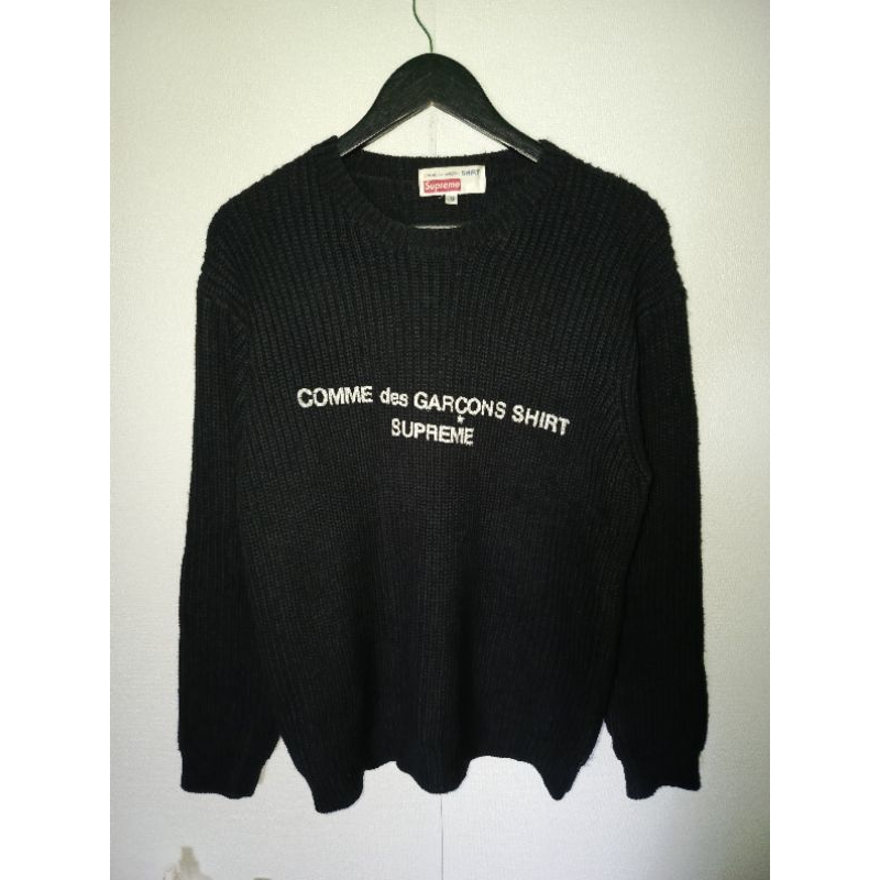 トップス Supreme Comme des Garcons SHIRT Sweater Supreme Comme des Garcons SHIRT Sweater Black Men's - FW18 - US