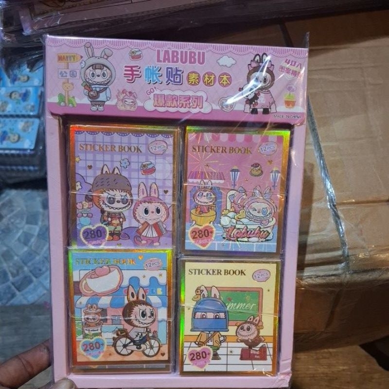 Jual Stiker Buku Labubu box 40pc | Shopee Indonesia