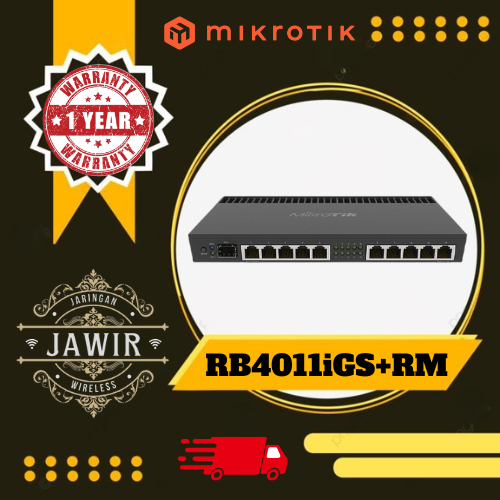 Jual MIKROTIK RB4011iGS+RM | Powerful 10xGigabit port router | Shopee ...
