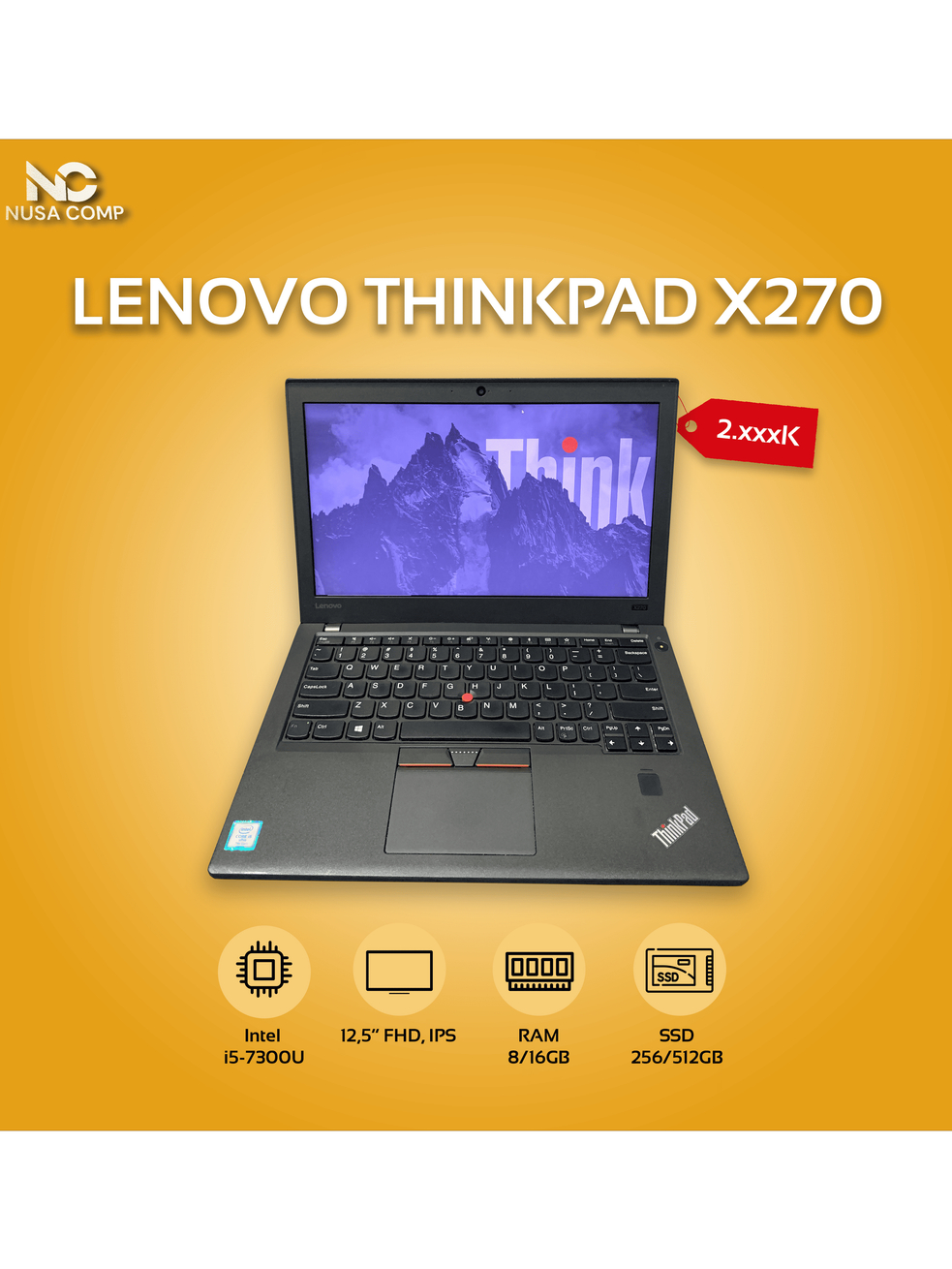 軽量✨Lenovo X270 i5 新品SSD256GB Office Amazon.com: Lenovo ThinkPad X270 Laptop with Intel Core i5-7200U