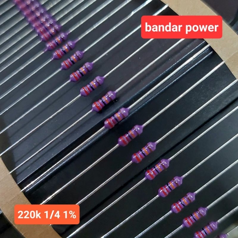 resistor ungu 1/4 1% variasi nilai