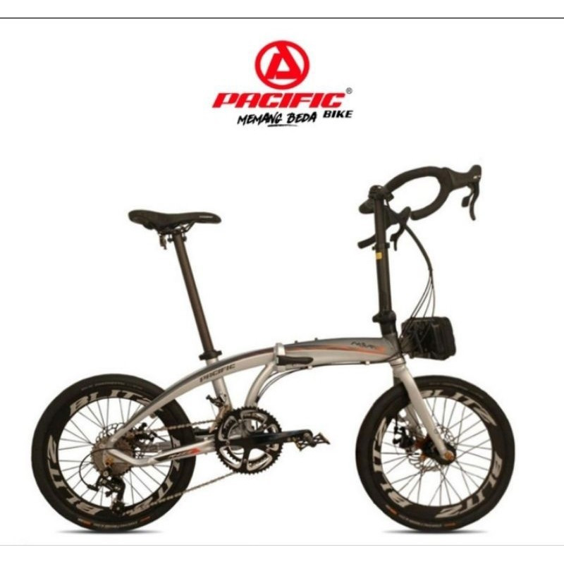 Jual Sepeda Lipat 20 inch Pacific Noris Whizz 20 speed dropbar balap ...