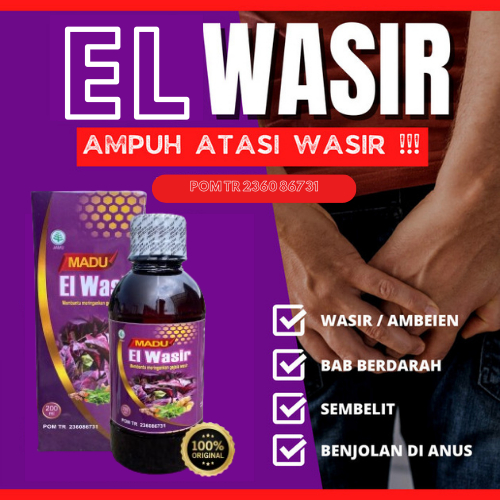 Obat Wasir Ambeien BAB Berdarah Penyakit Benjolan Ambeyen Herbal  Ampuh Madu El Wasir