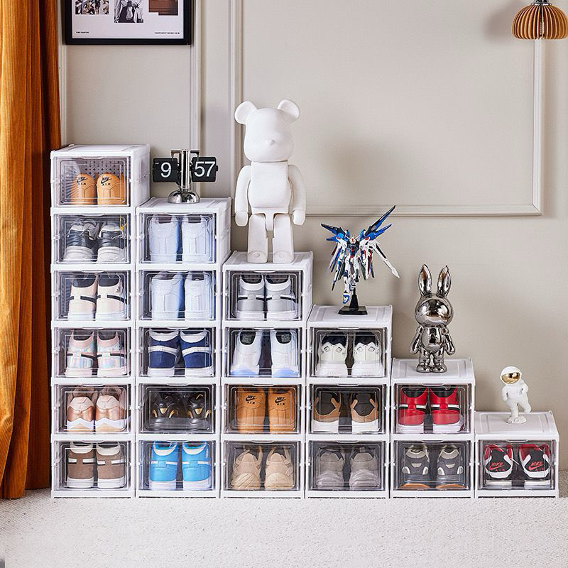 Jual storage penyimpanan sepatu susun akrilik | Shopee Indonesia