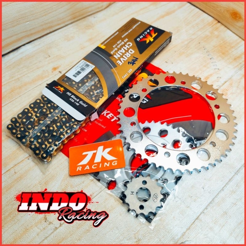 Jual Gear Gir Set TK Racing 428 R15 V3 V4 Vixion R Yamaha XSR 155 MR 15 ...