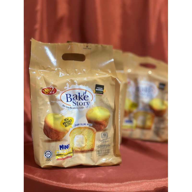 Jual BOLU MALAY SUPER SOFT BAKE STORY FRESH BAKED GOOD TASTE WIN2 MINI ...