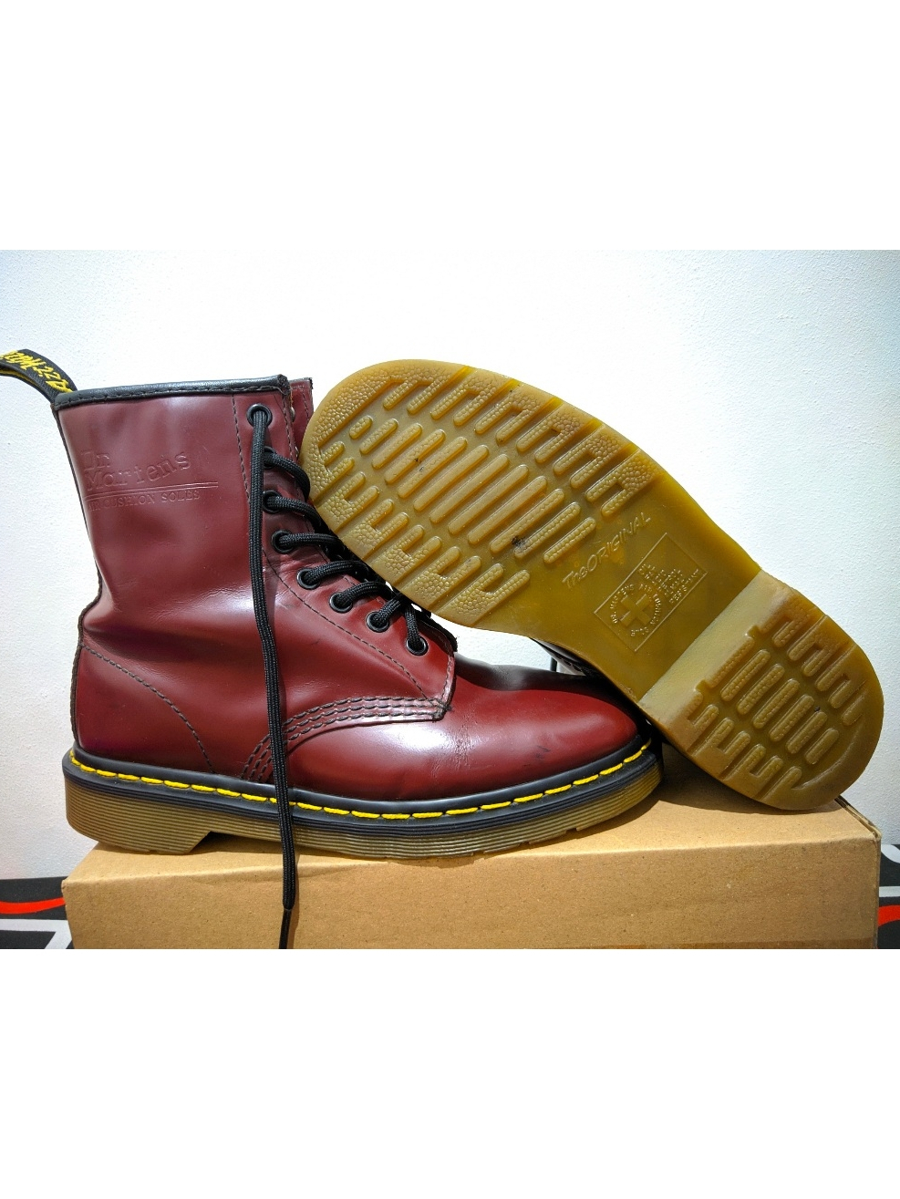Jual Sepatu Boots/Docmart Dr Martens 1460 (Original - Second) | Shopee ...
