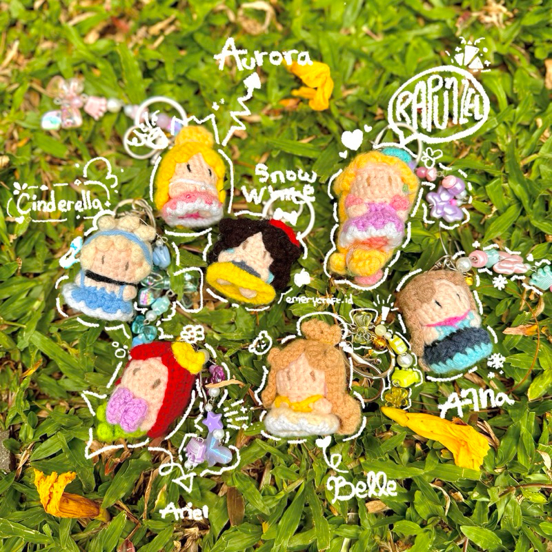 Jual [EMERYCRAFT] Boneka Princess | Princess Amigurumi Rajut | Princess ...