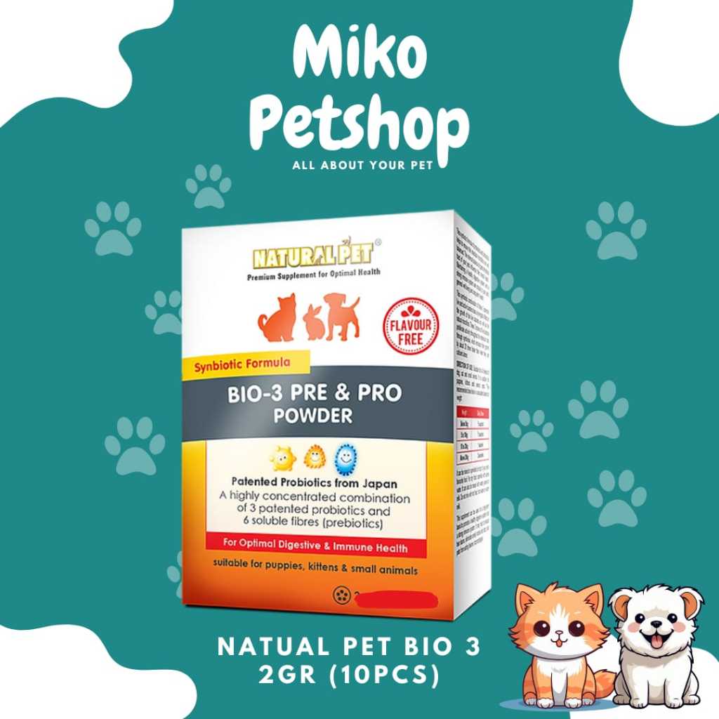 Jual NATURAL PET BIO 3 (2GX10 PCS) | Shopee Indonesia