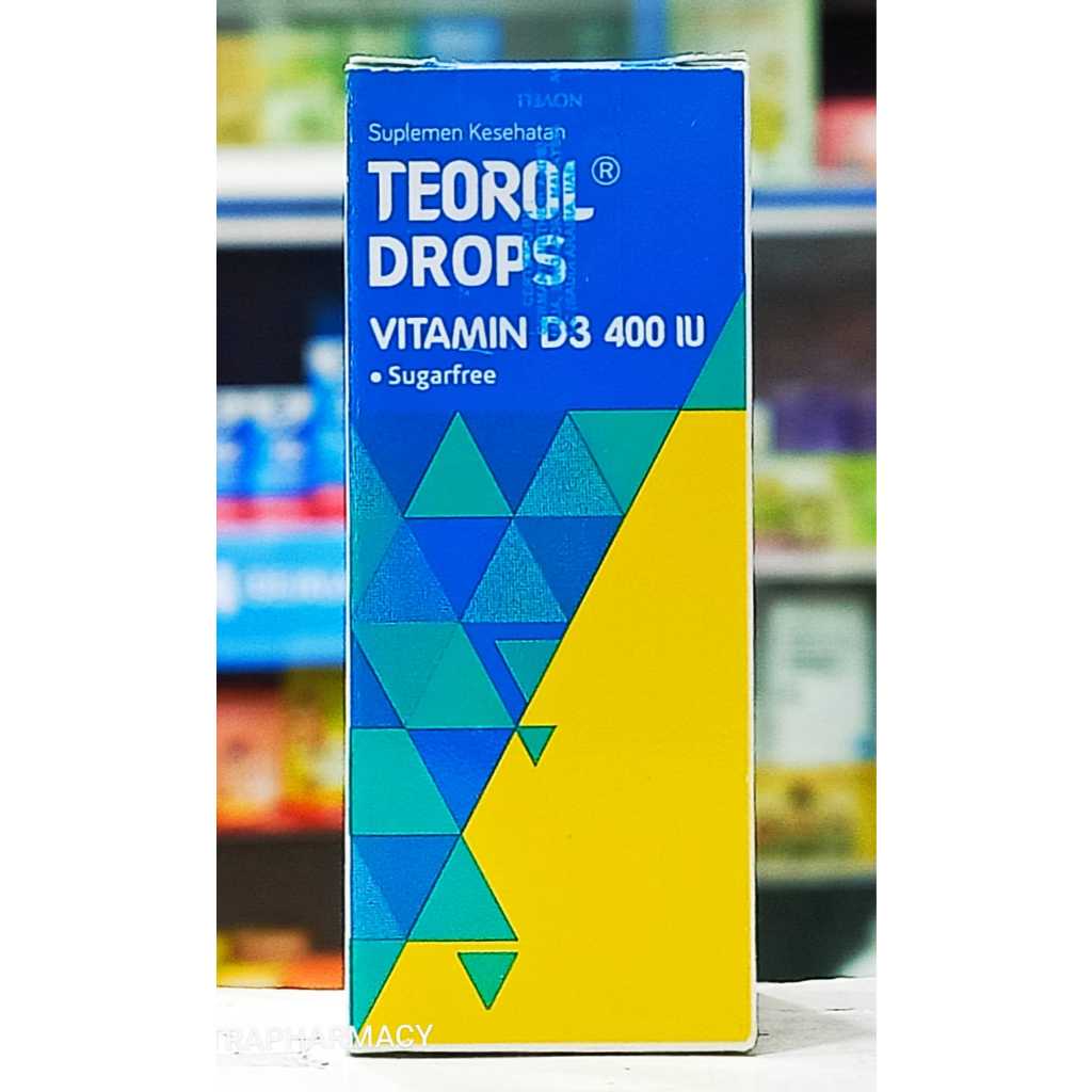 Jual Teorol 𝐃𝐫𝐨𝐩𝐬 𝐒𝐢𝐫𝐮𝐩 𝟏𝟐,𝟓𝐌𝐋 - Suplemen Vitamin D3 400IU | Shopee ...