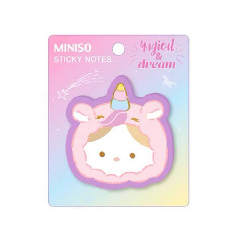 Jual Miniso Stationery Unicorn Sticky Notes 30 Sheet / Memopad memi ...