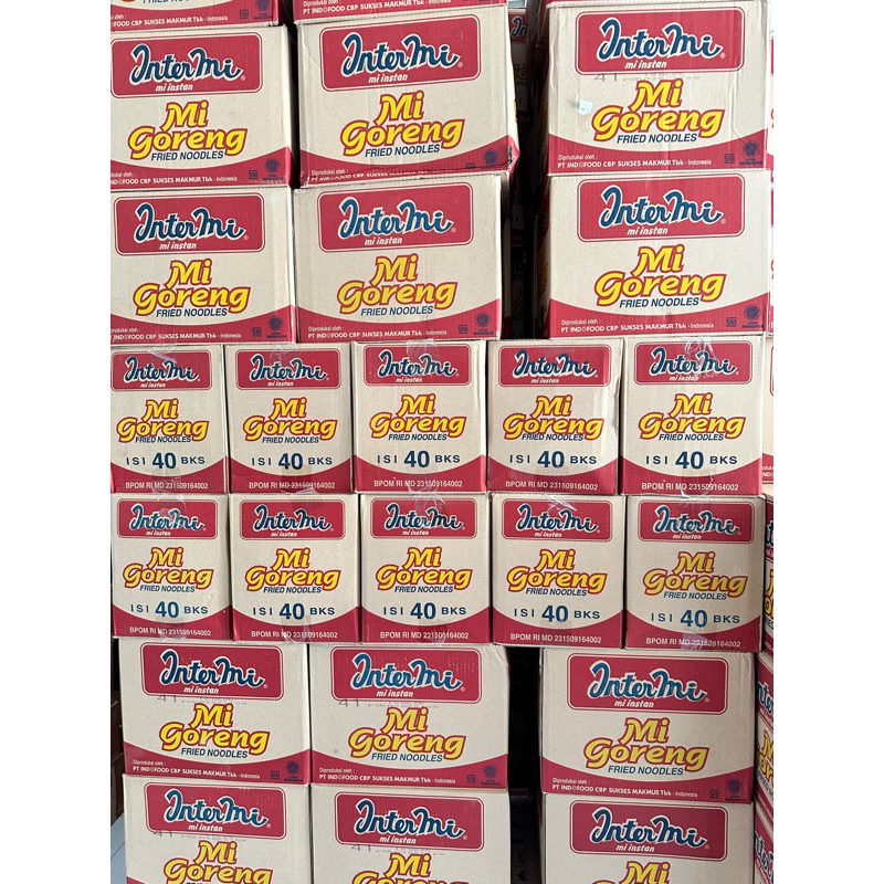 Jual (1karton) Intermie Goreng by Indofood isi 40pcs | PROMO | Shopee ...