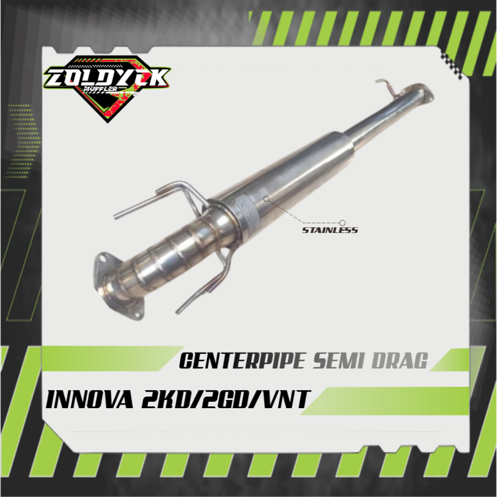 Jual CENTERPIPE SEMI DRAG INNOVA / FORTUNER 2KD / 2GD / VNT | Shopee ...