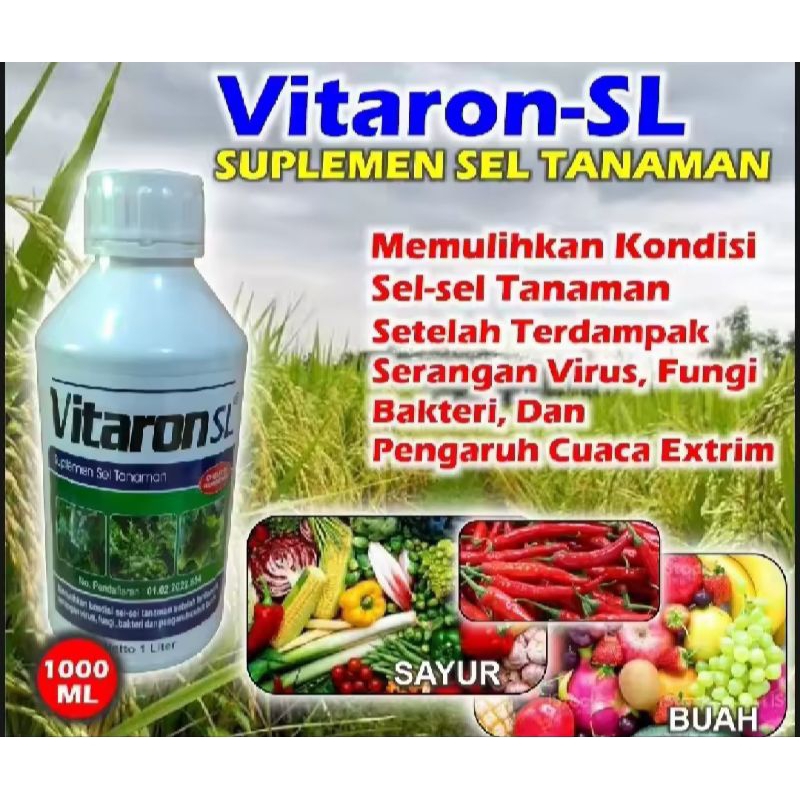 Jual Vitaron Sl Liter Ml Suplemen Sel Segala Jenis Tanaman Shopee Indonesia