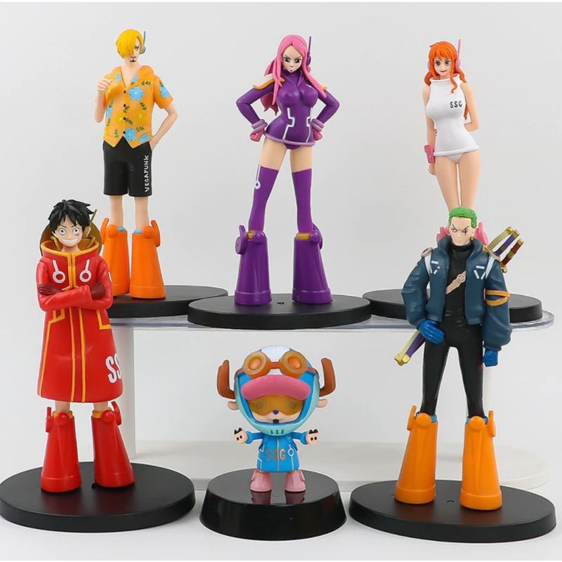 Set 3 Figurines One Piece TREASURE CRUISE World Journey - Luffy, Zoro, Nami - Banpresto 2019