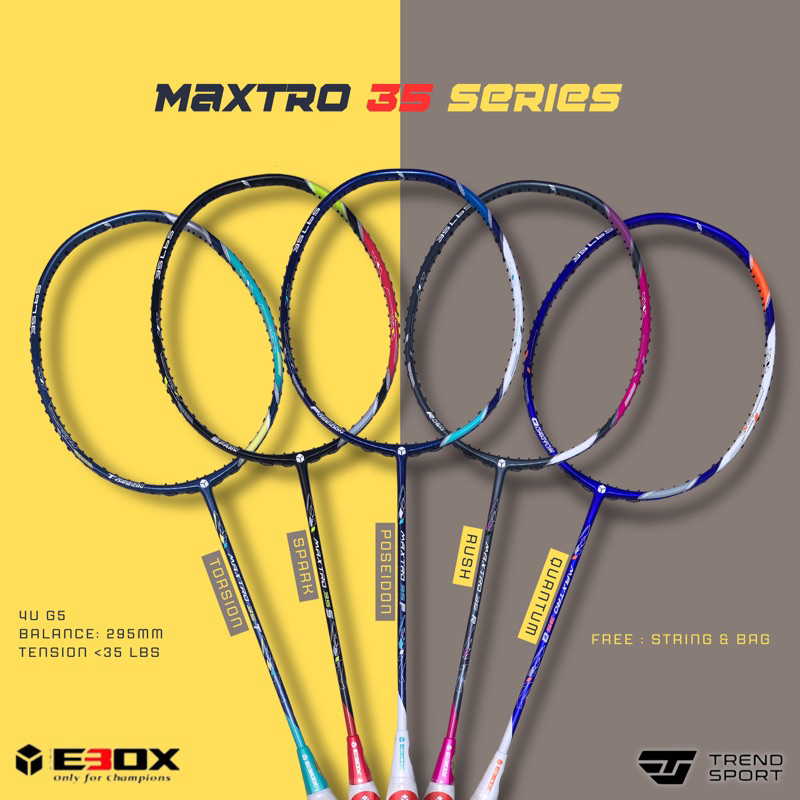Jual Raket Badminton Ebox MAXTRO 35 Series / Ebox maxtro 35 | Shopee ...
