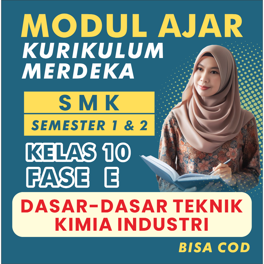 Jual Modul Ajar Smk Kelas 10 Fase E Dasar Dasar Teknik Kimia Industri