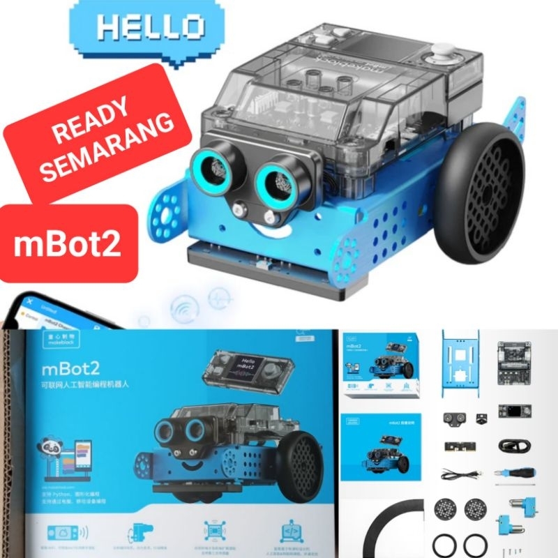 Jual makeblock mbot2 neo mbot coding scratch python program robot stem ...