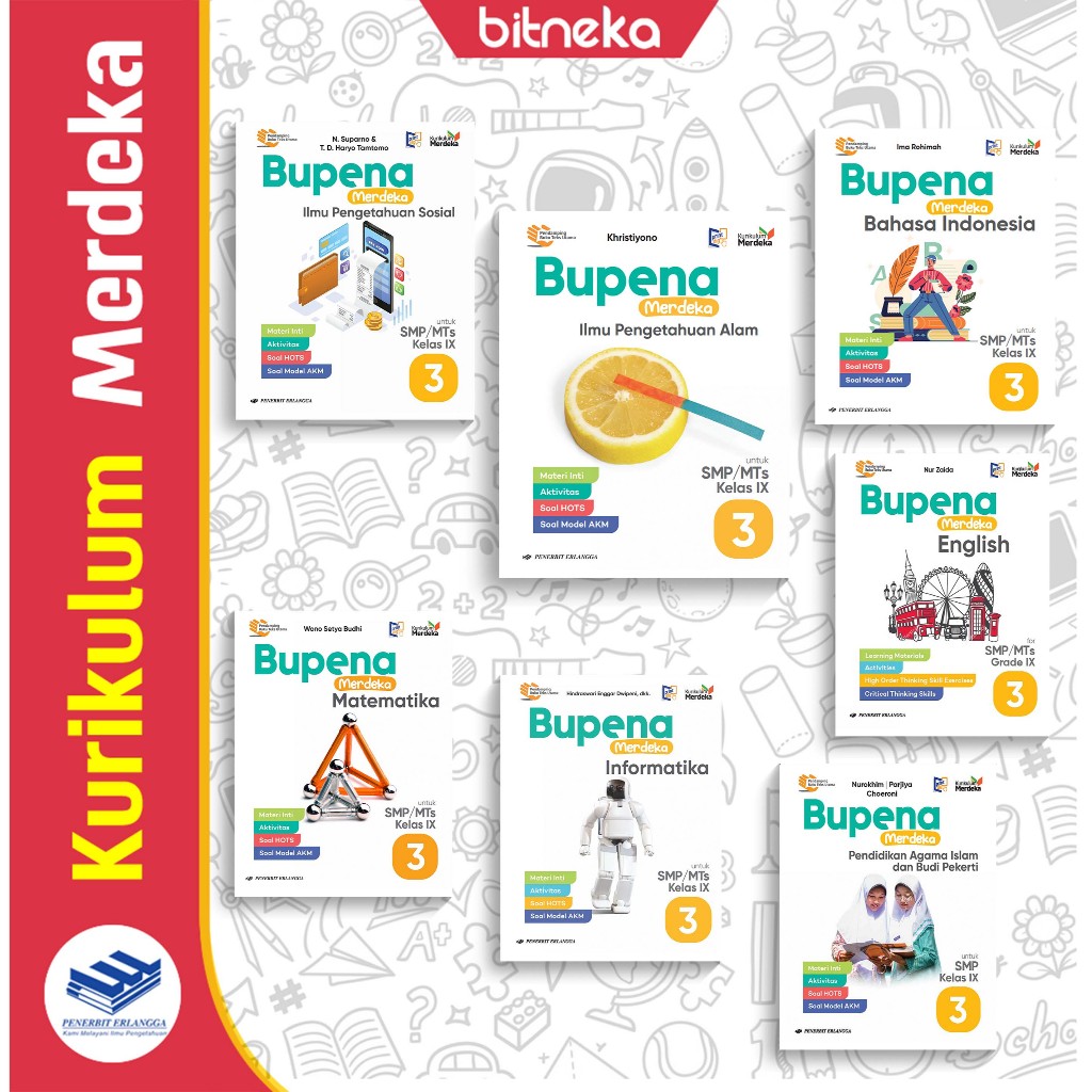 Jual Buku BUPENA Merdeka Jilid 3 SMP/MTs Kelas 9 - K-Merdeka Erlangga ...