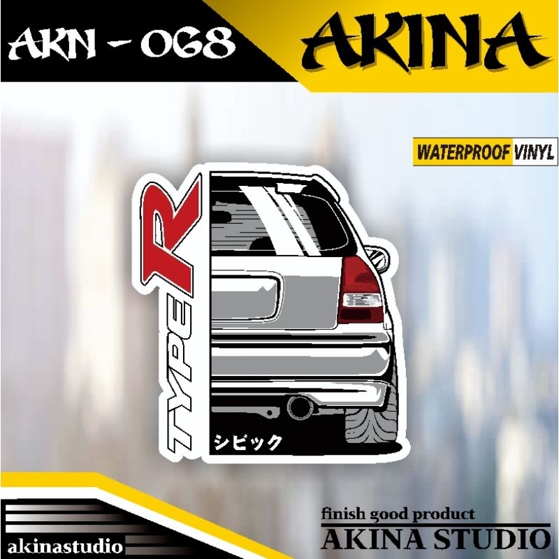 Jual sticker vinyl anti air civic type R | stiker vinyl anti air civic ...
