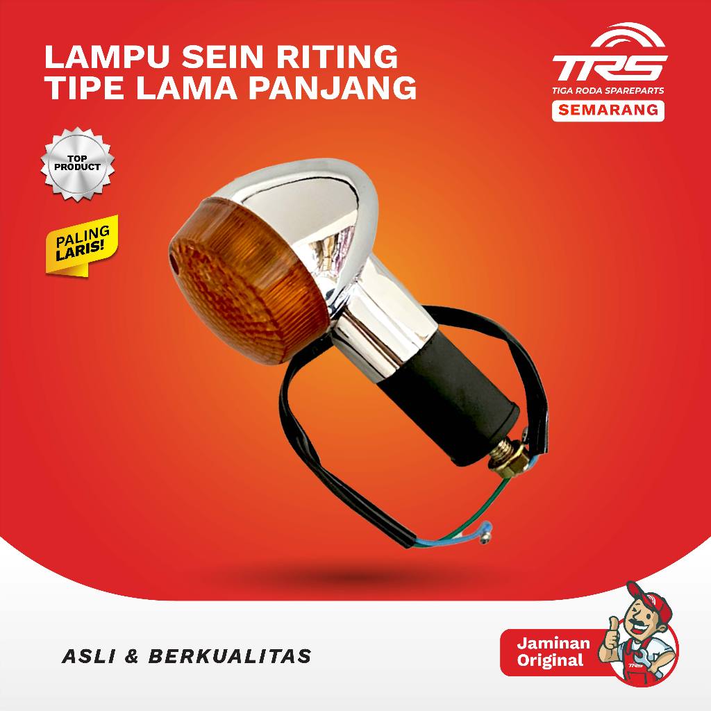Jual TRS Lampu Sein Lampu Riting Tipe Lama Motor Roda Tiga Viar Karya ...