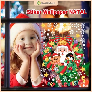 Jual Stiker Wallpaper Natal Christmas Wall Sticker Hiasan Natal