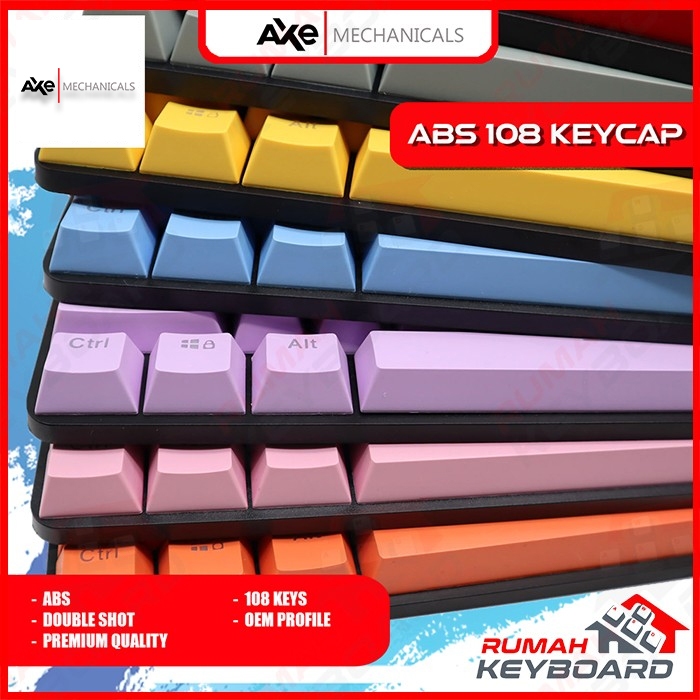 Jual AXE MECHANICALS - OEM Profile - ABS Double Shot - 108 Keys ...