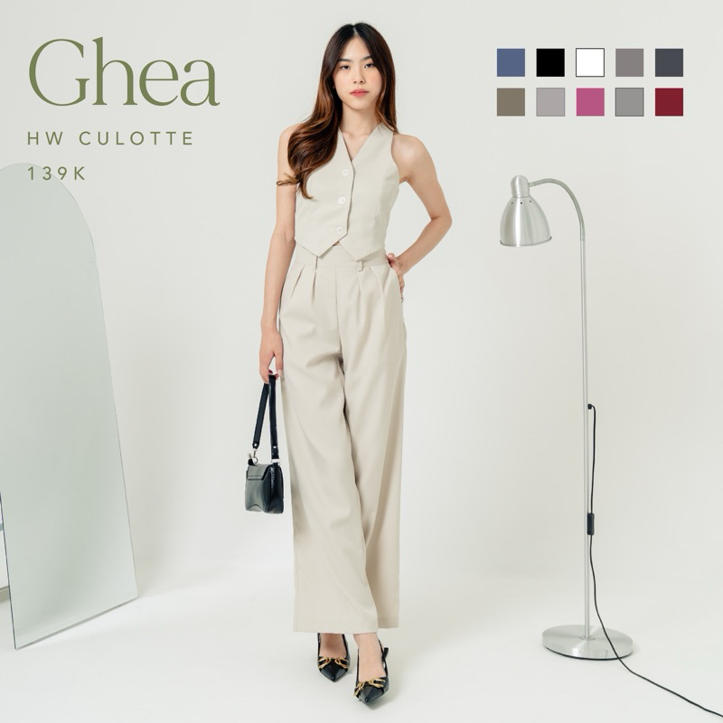 MSCHMaryla Henrika HW Culotte Pants - Peyote main image 0
