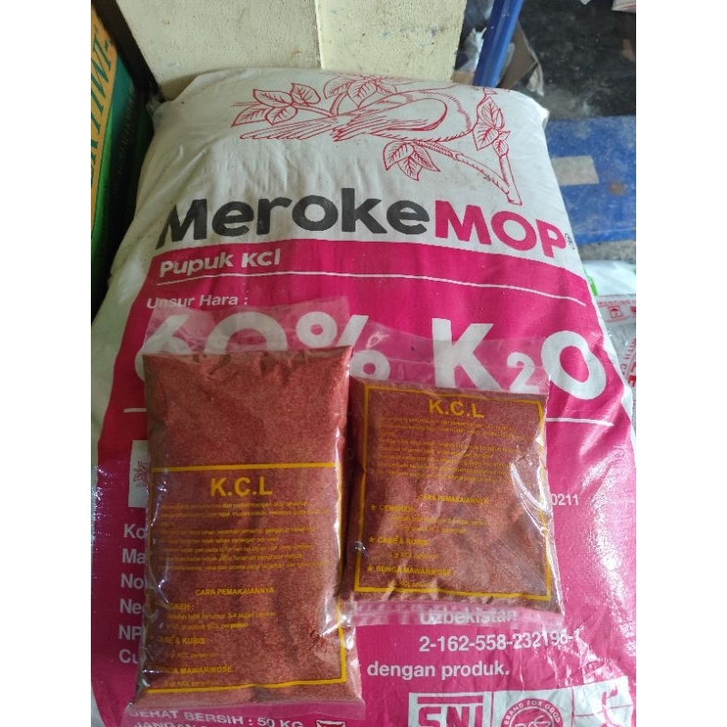 Pupuk KCL MarokeMOP REPACK 500 Gram - 1 Kilogram