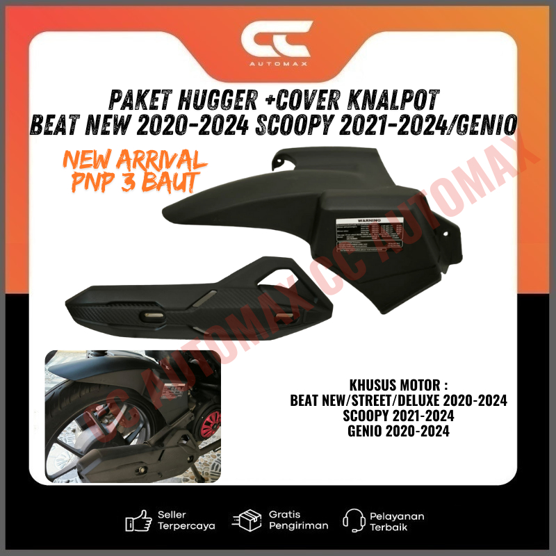 Jual Paket Hugger Spakbor Kolong Beat New Deluxe Street Scoopy Genio