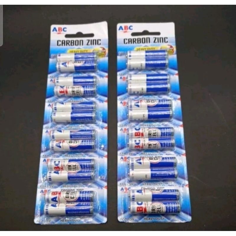 Jual Baterai ABC R03 Biru/AAA Biru (1 lsn ) | Shopee Indonesia