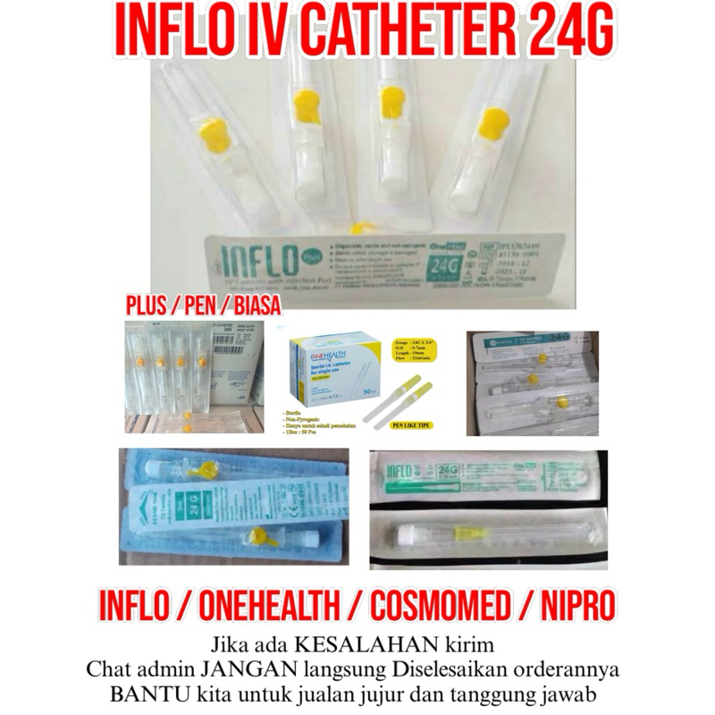 Jual IV 24G INFLO PLUS PORT …/ PEN SATUAN MURAH. | Shopee Indonesia