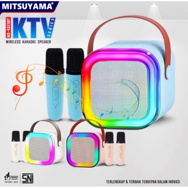 Jual Speaker Bluetooth Mini Karaoke Portable With Mic Full Bass ...