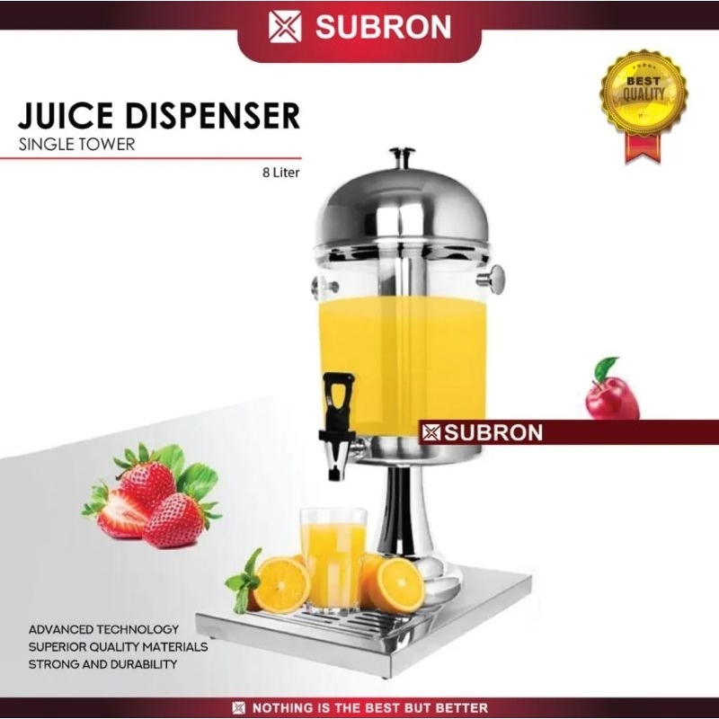 Jual Jus / Juice Dispenser SUBRON Single & Double Tower 8Lt & 16Lt ...