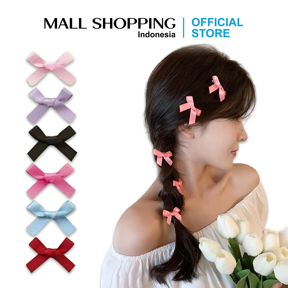 Jual Jepit Rambut Pita Jepit Mini Bow Ala Jennie Polos Mini Simple ...