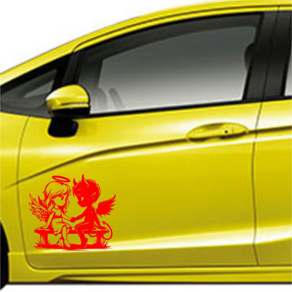 Jual CUTTING STICKER MOBIL VARIASI STIKER PINTU MOBI LUCU MURAH ...