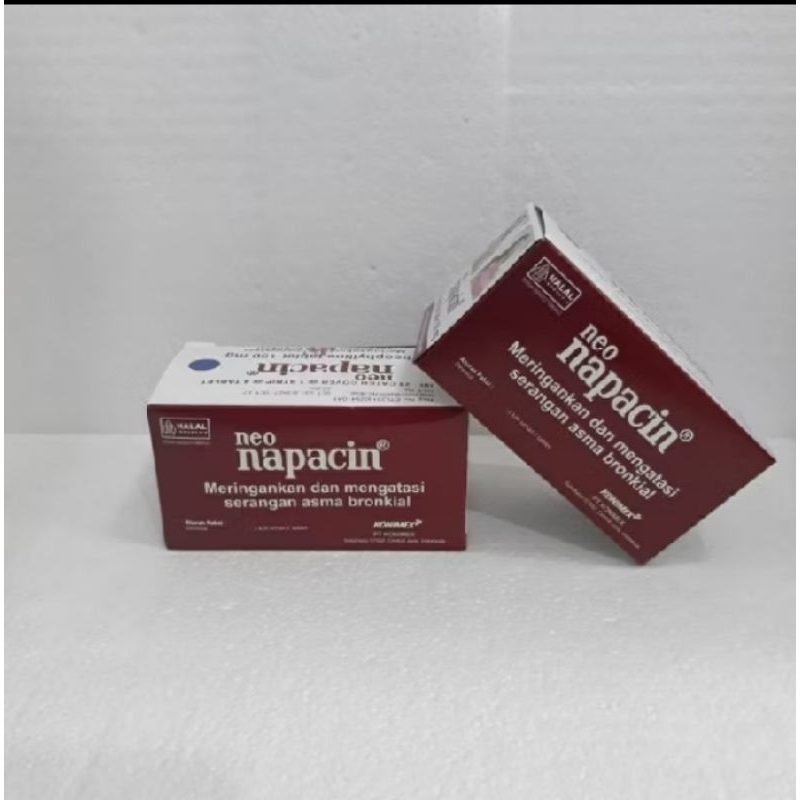 Jual Neo Napacine Obat Sesak Nafas 1Box isi 25 strip | Shopee Indonesia