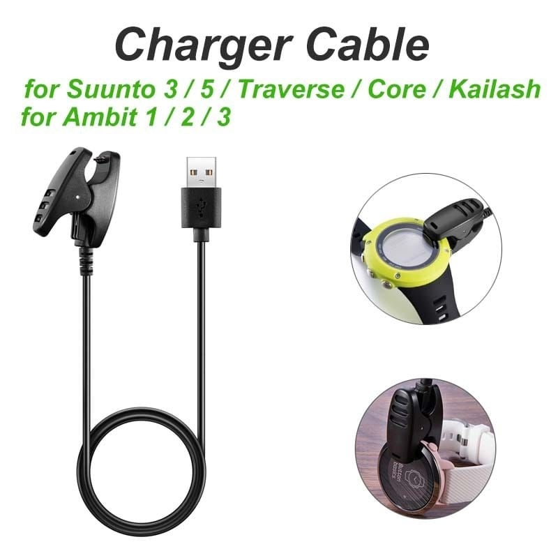 Jual Kabel USB Klip Charger For Suunto 5 Peak Suunto 3 Fitness Core 