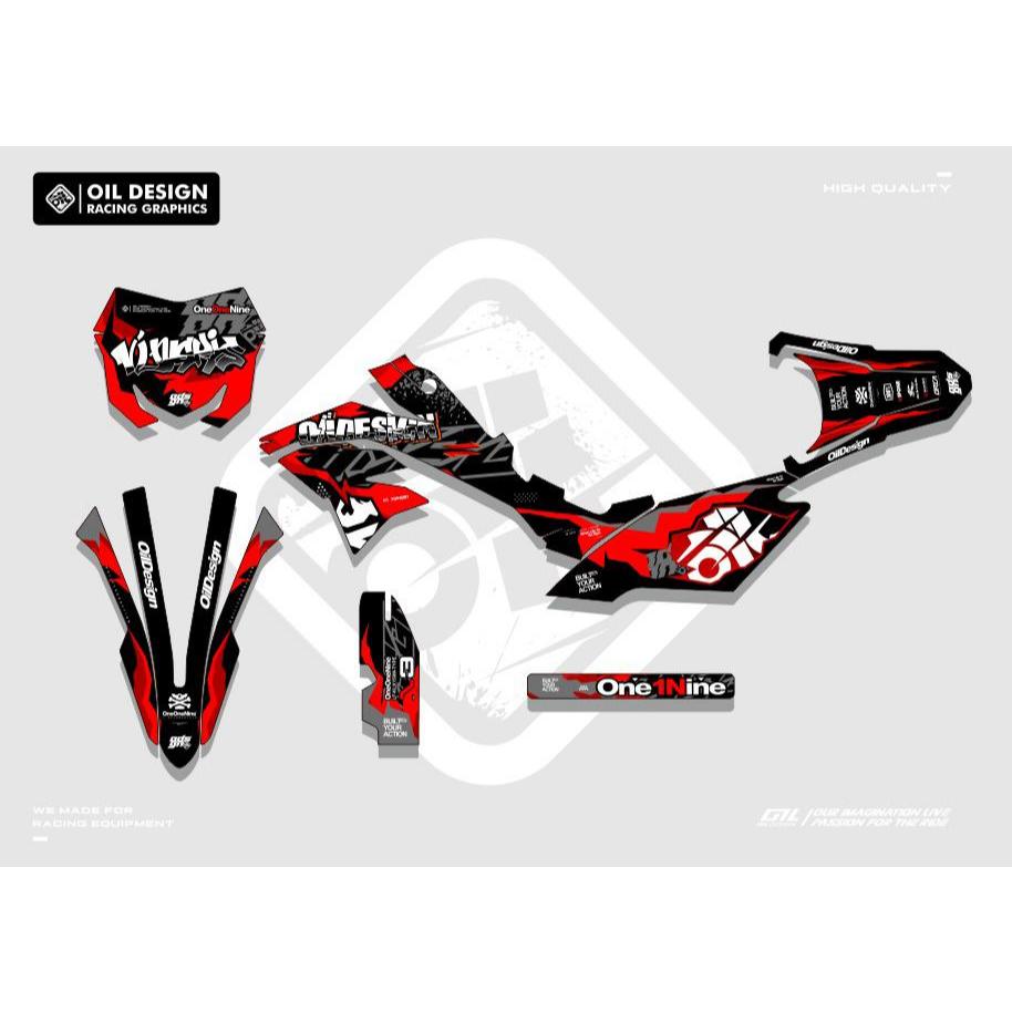 Jual Decal Standart D-tracker/ DT Hitam oildesign | Shopee Indonesia