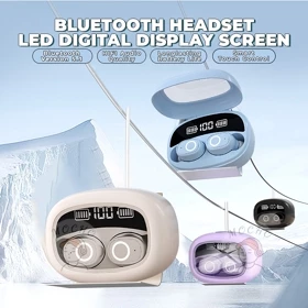 Mochoe S9 Headset Bluetooth Full Bass Nirkabel TWS Stereo Olahraga Gaming LED Bluetooth 5.3