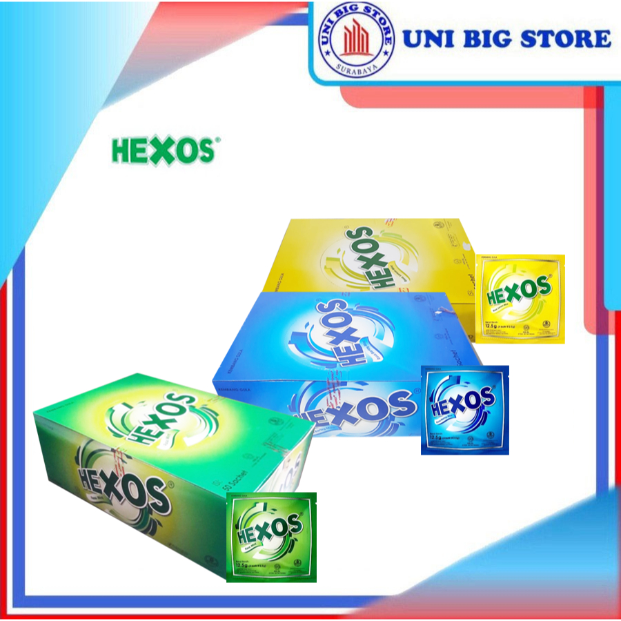 Jual Permen HEXOS Barley Lemon Mint Candy 12,5 gr x 50 Sachet BOX ...