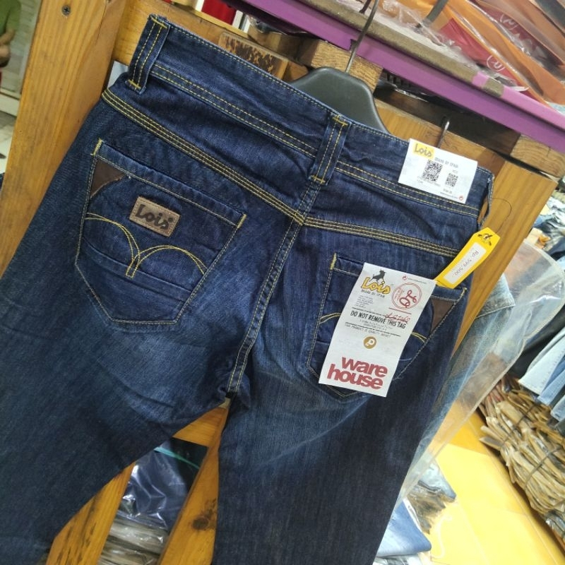 Jual Celana Panjang Jeans Pria Slimfit Original Lois Celana Jeans Pria Panjang Shopee Indonesia