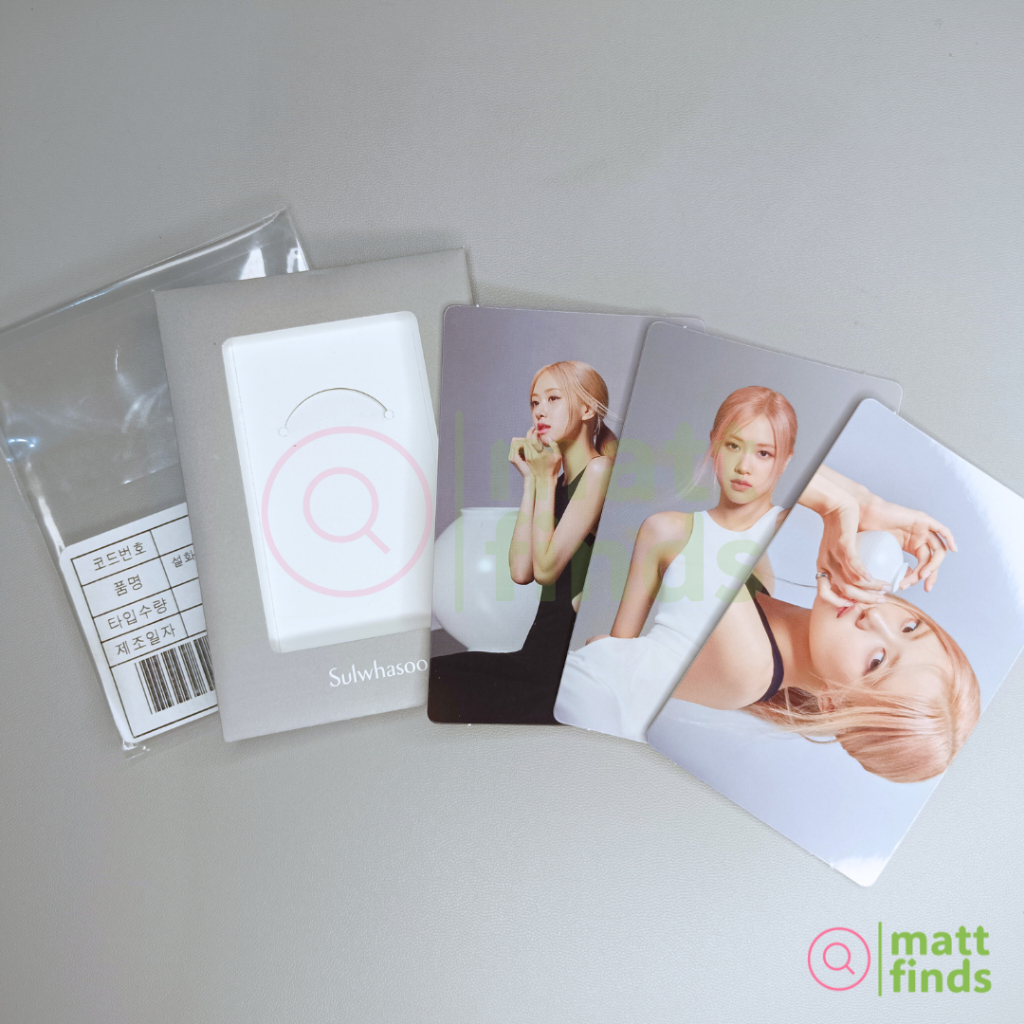Jual Photocard Rose Sulwhasoo Official Original 100% Asli Blackpink ...