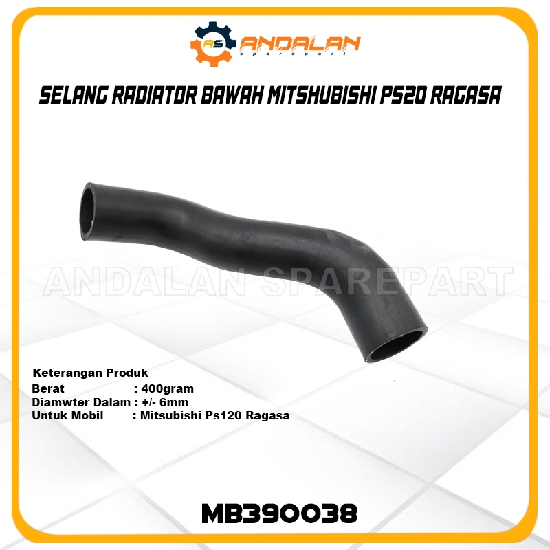 Jual SELANG RADIATOR BAWAH MITSHUBISHI PS20 RAGASA | Shopee Indonesia