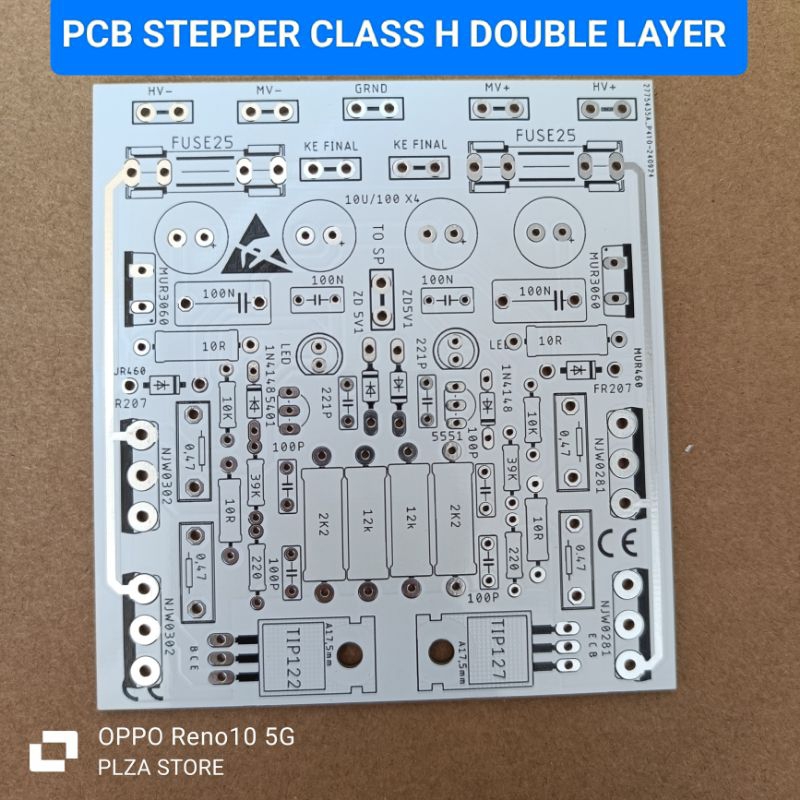 Jual PCB STEPPER CLASS H TERBARU DOUBLE LAYER 2U BANDAR POWER | Shopee