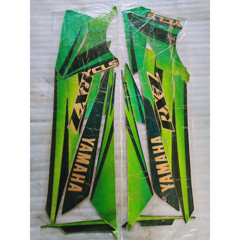 Jual striping stiker list body rxz hijau 1997 laminasi nos stok lama ...