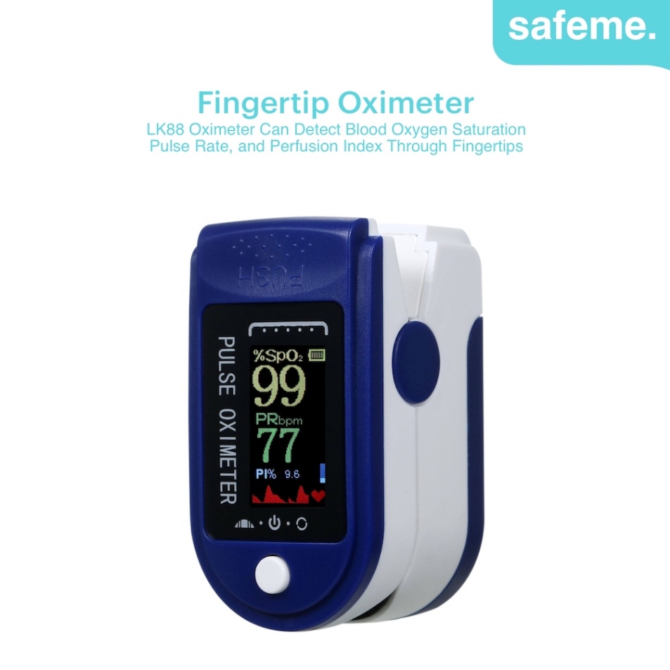 Jual Update Menarik Pulse Oximeter Fingertip LK88 Alat Pengukur Kadar ...
