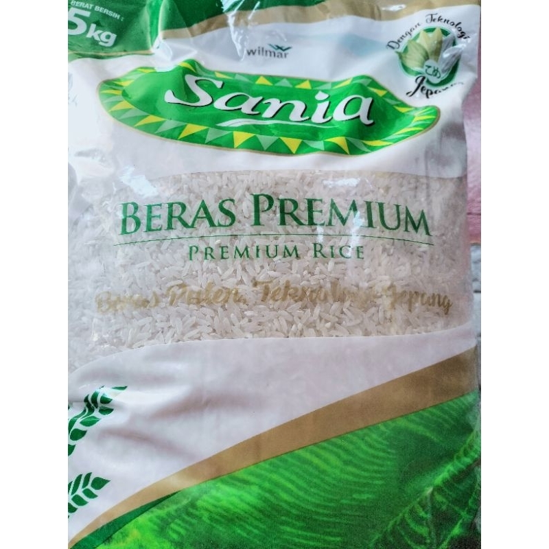 Jual PROMO!!! BERAS PREMIUM MERK SANIA 5KG ( 2PCS = 10KG ) HEMAT DAN ...