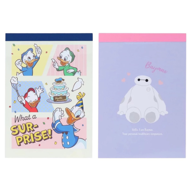 Jual Mini Memo Pad Disney Donald Duck Big Hero 6 Baymax Anniversary ...